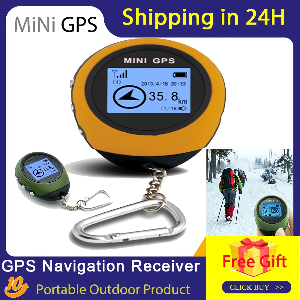 Мини GPS Навигация приемник Портативный Открытый Местоположение Finder трекер Kay