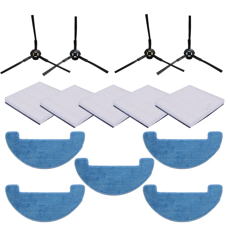 

Боковая щетка + HEPA фильтр + швабры для ilife V8S V80 X800 Запчасти для робота-пылесоса Замена