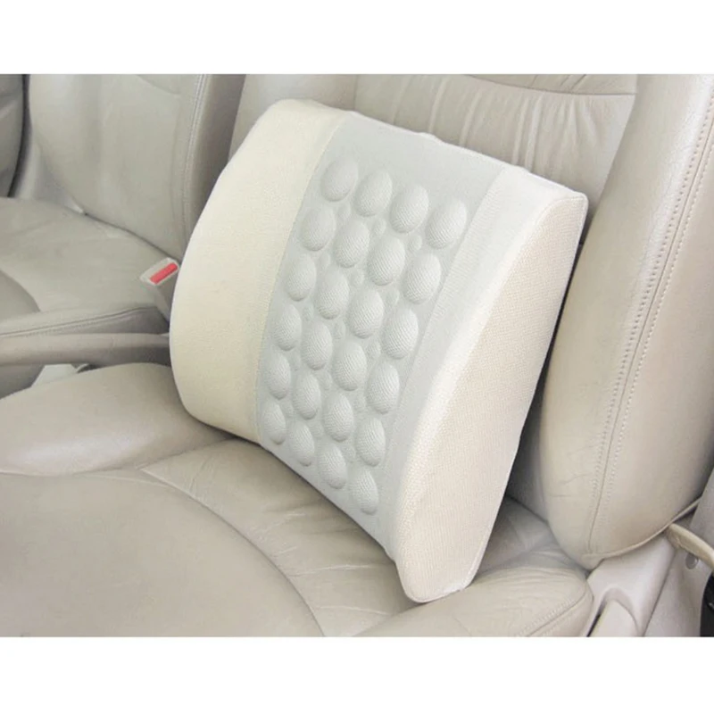 

Newest Car Seat Electric Back Massager Massage Vibration Waist Pillow Cushion for Lumbar Support Promotion
