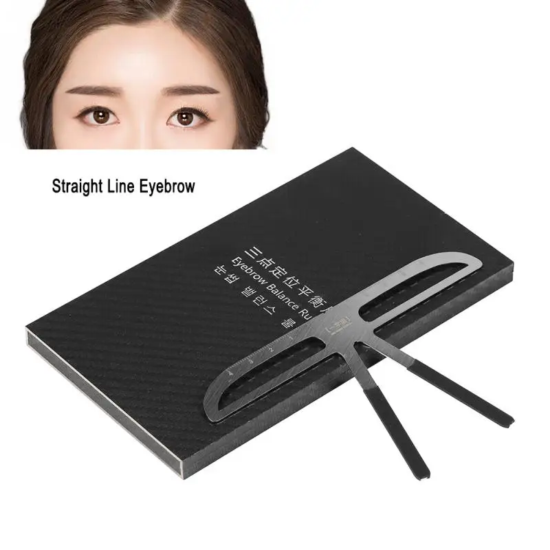 Line Eyebrow 7 типов трафаретов для бровей, трафарет для ухода за бровями, трафарет для формирования DIY шаблонов, балансирующая линейка, инструмент для макияжа, инструмент для увеличения бровей - Цвет: Line Eyebrow