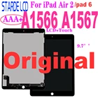 STARDE оригинальный ЖК-дисплей для ipad Air 2 A1566 A1567  ipad 6 ЖК-дисплей Дисплей кодирующий преобразователь сенсорного экрана в сборе черныйбелый 9,7