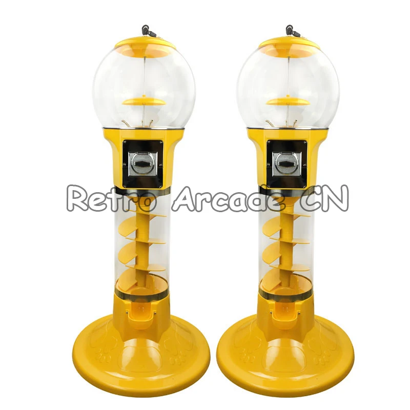 Автомат с монетоприемником для конфет большая капсула вертикальный торговый