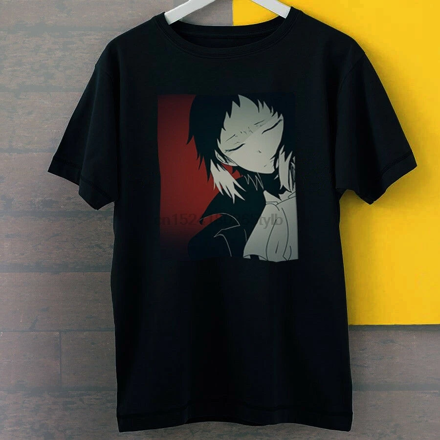 Bungou бродячие собаки Akutagawa Ryunosuke аниме вдохновили футболки S 3XL|Мужские футболки| |