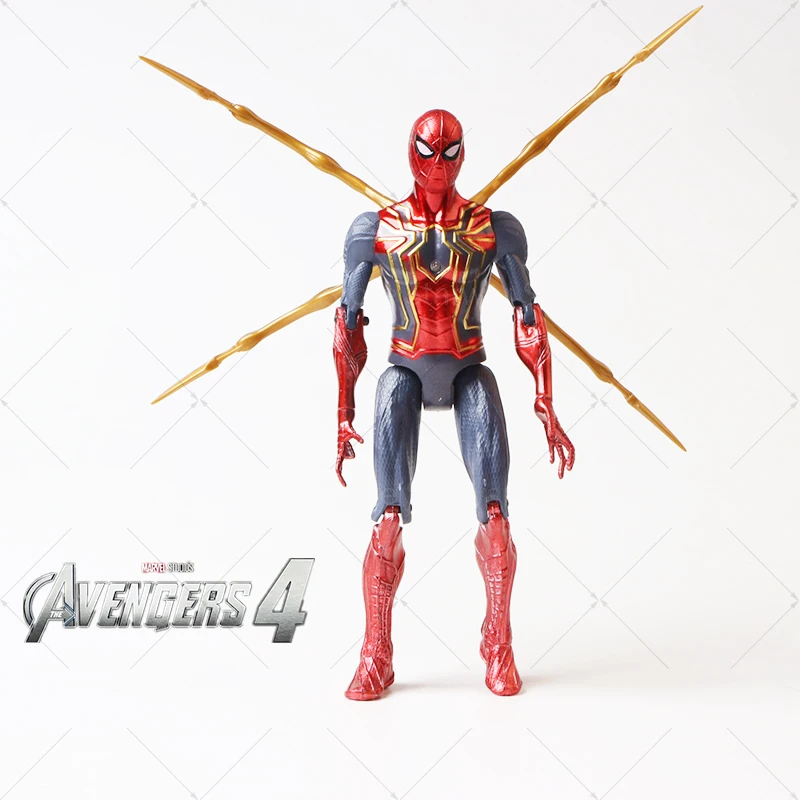 17 см Marvel игрушки Мстители Бесконечная война Человек-паук ПВХ Фигурки цифры Супергерои Человек-паук Коллекционная модель куклы игрушки