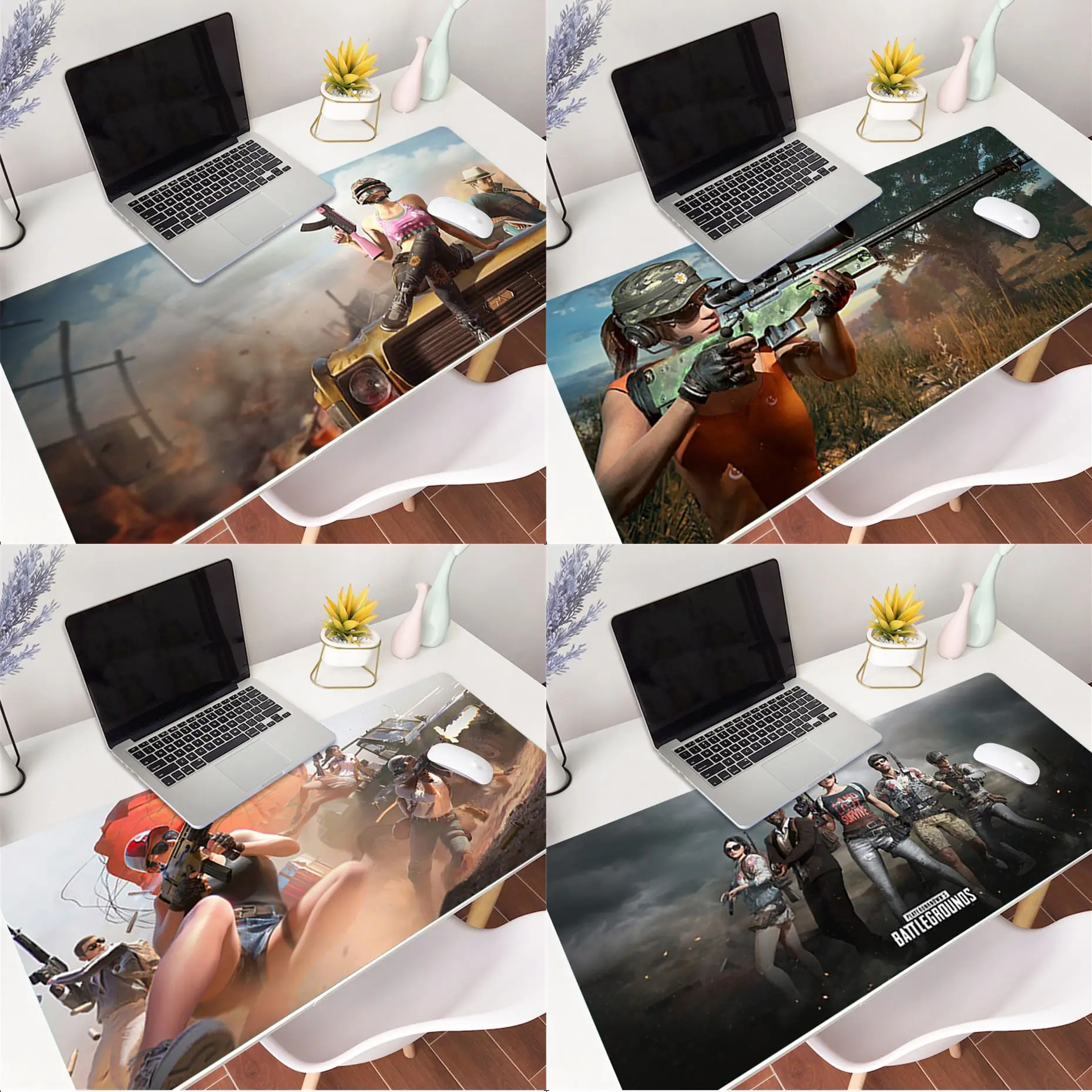 

MaiYaCa playerunknown's battlegrounds girl Mousepad XXL Mouse Pad Laptop Desk Mat pc gamer completo for lol/world of warcraft