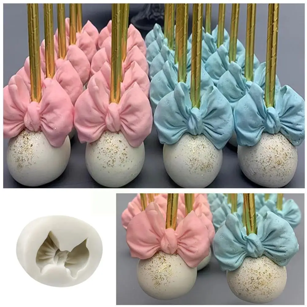 

Small Size Bowknot Silicone Mold Cupcake Border Molds Cake Fondant Decorating Tool Cake Chocolate Accessories Mould Baking Y5r9