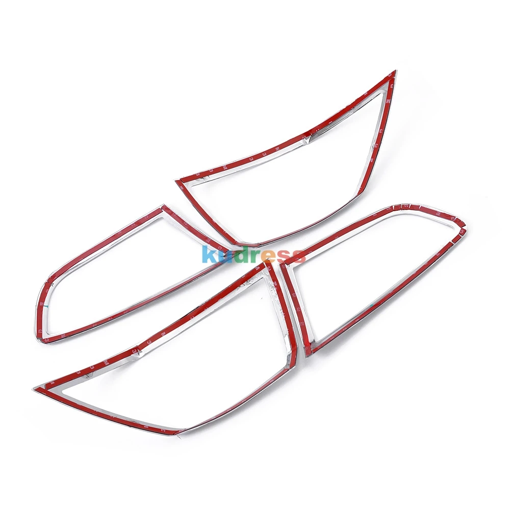 Для Mitsubishi Lancer X Lancer Evo 2010 2011 2012 2013 ABS хромированный задний фонарь накладка автомобильные аксессуары Стайлинг