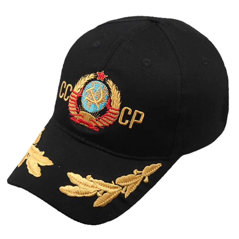 Модная бейсбольная кепка в стиле хип хоп шляпа CCCP с вышивкой из Союза летняя