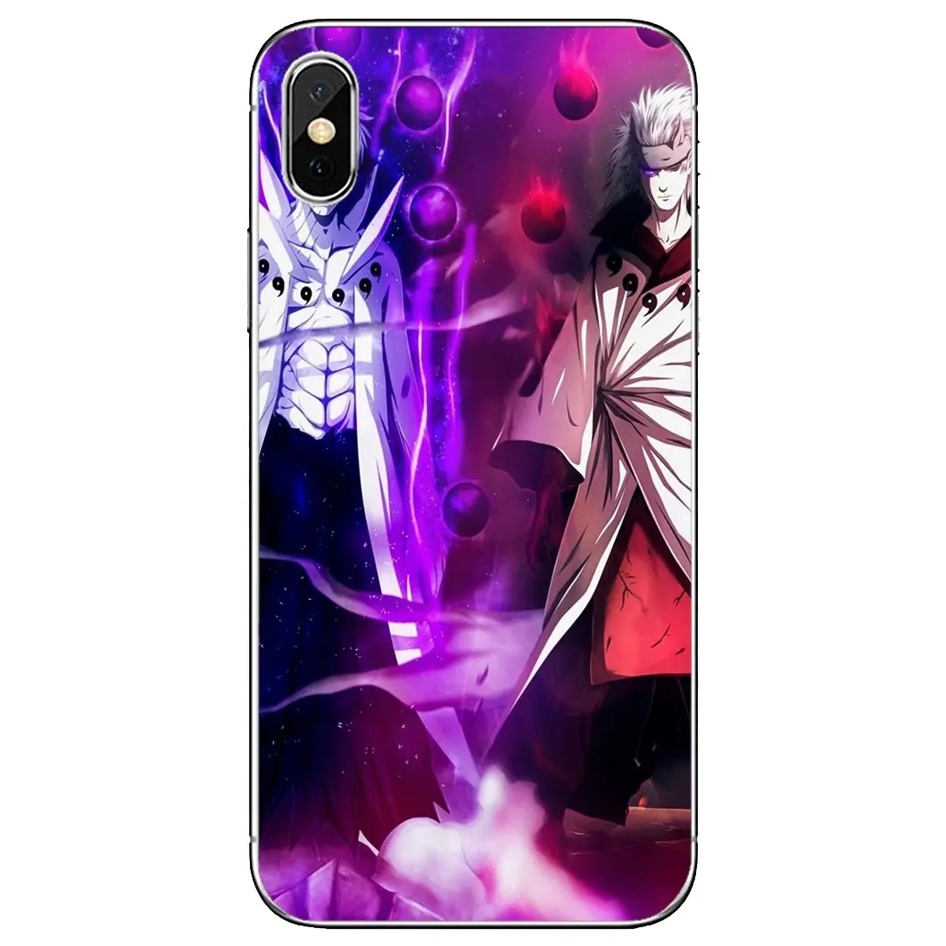 For iPod Touch iPhone 10 11 12 Pro 4S 5S SE 5C 6 6S 7 8 X XR XS Plus Max 2020 Soft Bag Case naruto-Uchiha-Madara-Obito | Мобильные