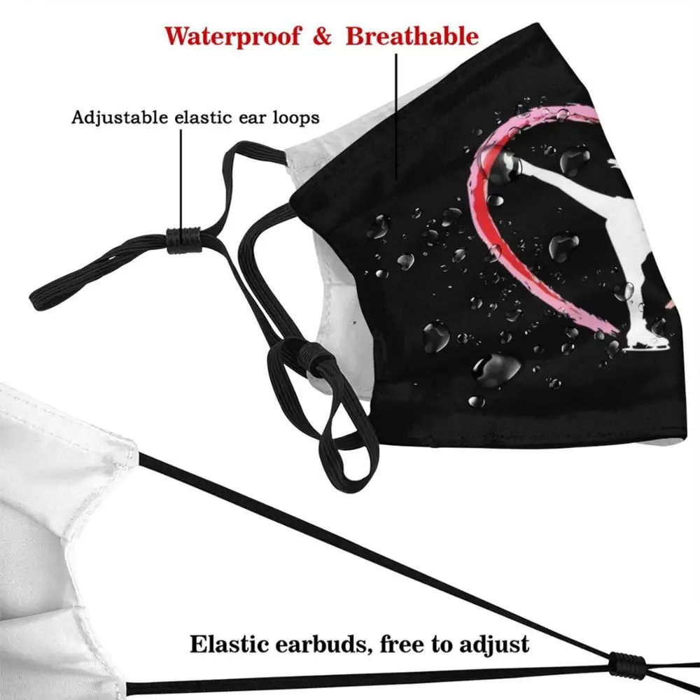 Фигурное катание конькобежное Катание на коньках Маска Тканевая многоразовая