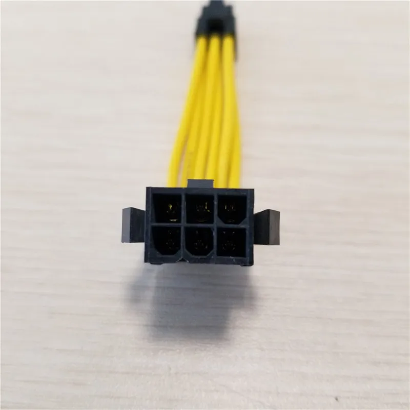 Стандартный PCI-e PCIe 6pin к Mini для MAC видеокарты кабель питания изготовлен из 18AWG