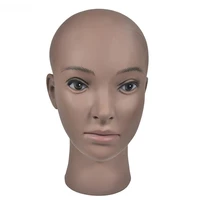 bald mannequin head wig stand with 3d eyes manikin head wig holder for make ups hair hat displays manican head