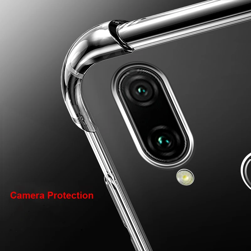 Противоударный чехол с подушкой безопасности для Huawei Y6 Pro Y7 Y9 Prime 2019 мягкая