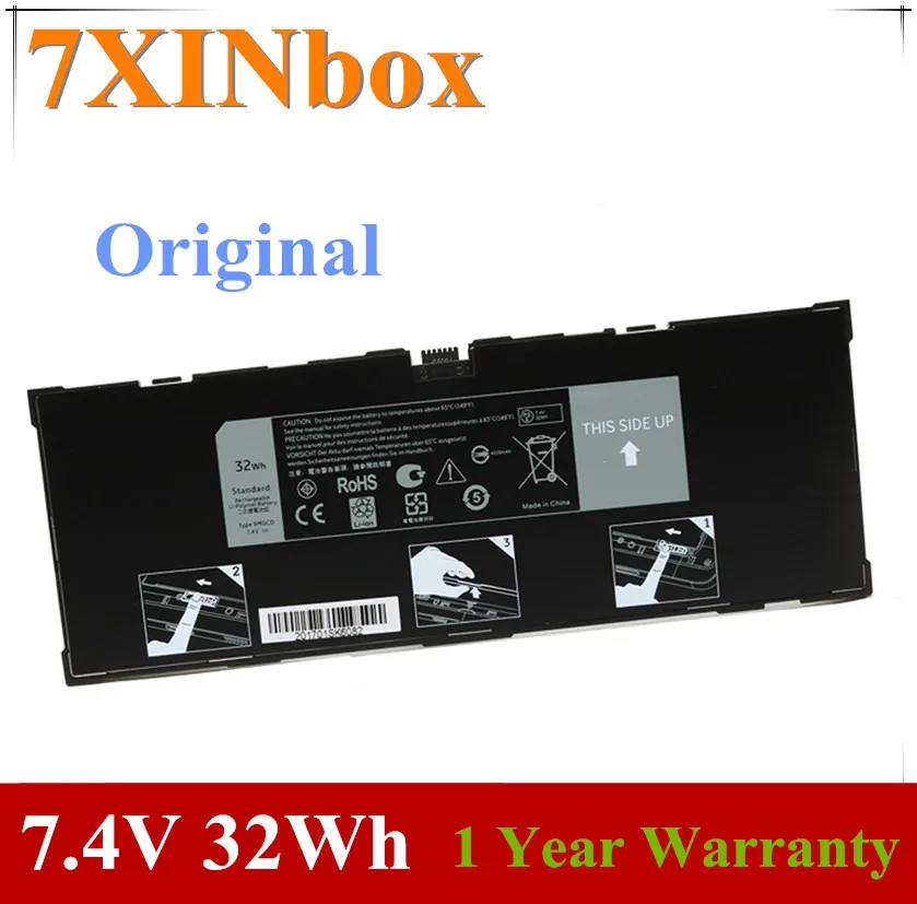 7xinbox 7 4 V 32Wh оригинальный 9mgcd Аккумулятор для ноутбука Dell Venue 11 Pro (5130) XMFY3 312 1453 VYP88