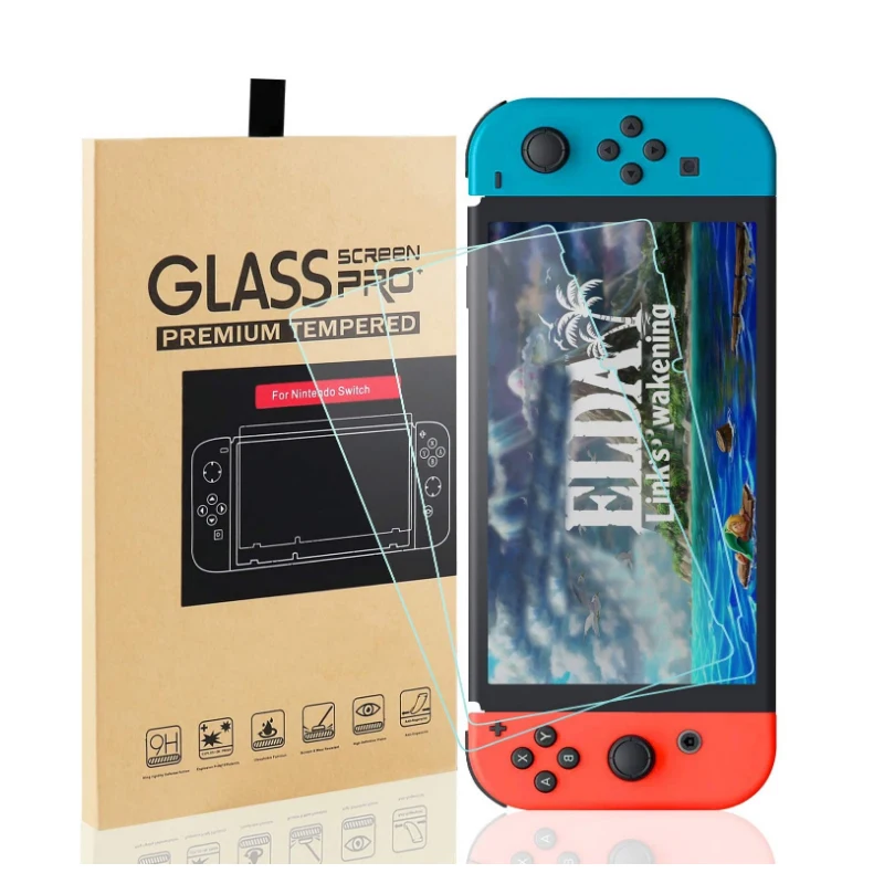 

For Nintendo Switch Lite Screen Protector Tempered Glass Premium HD Clear Anti-Scratch Screen Protector (2 Pcs)