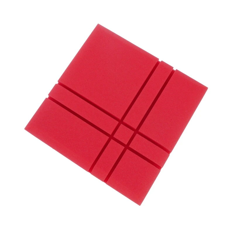 

Acoustic Panels,Line Design Sound Proof Padding Decorative Wall Tiles for Acoustic Treatment Studio Foam 12X12X0.4 inch