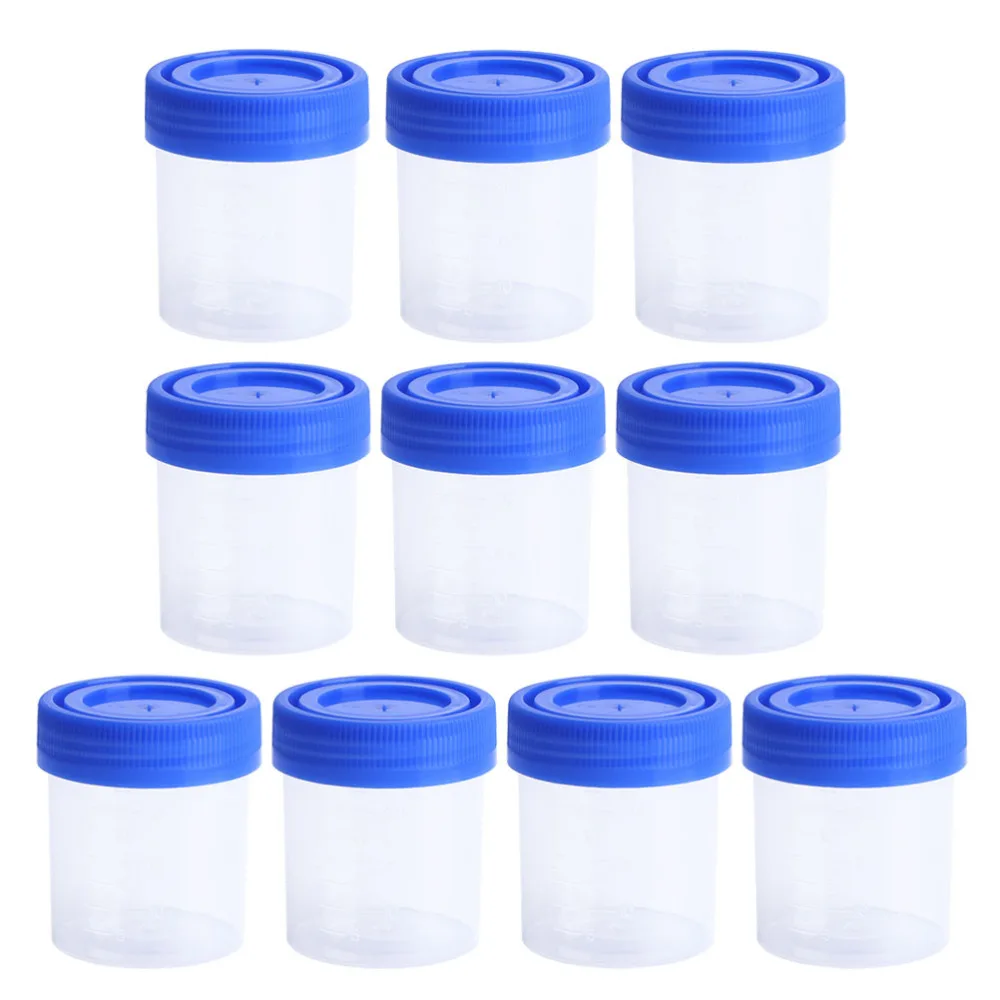 

10Pcs Urine Cups 120ml Fecal Cups Simple Urine Liquid Test Cups