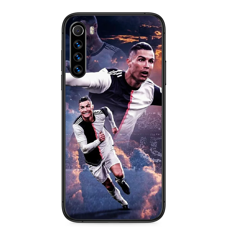 

Cristiano Ronaldo CR7 Soccer Phone case For Xiaomi Redmi Note 7 8 8T 9 9S 4X 7 7A 9A K30 Pro Ultra black back trend cell cover