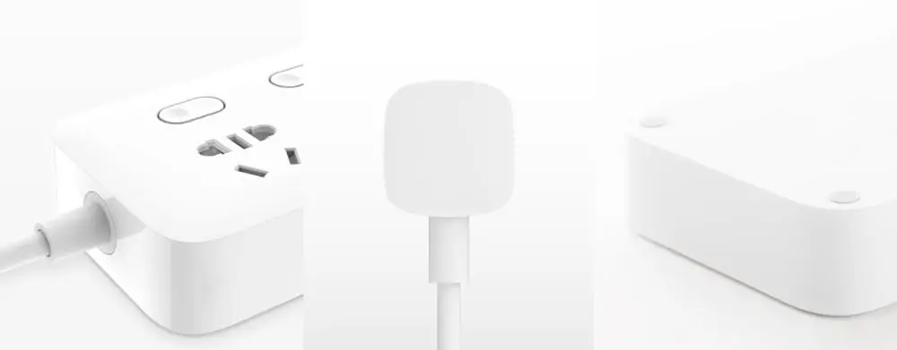 Xiao mi jia mi домашняя розетка с переключателем управления 3 USB 4 портами вилка расширения патч-плата панель 2500 Вт штепсельная панель