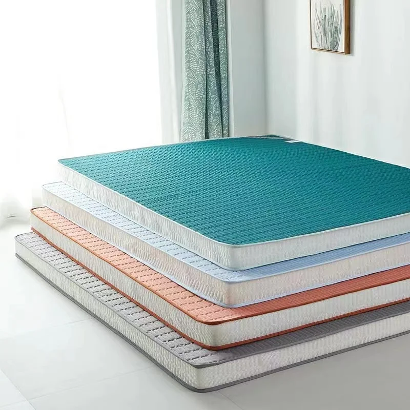 

Thai latex filling 95D Mattress Floor mat Foldable Slow rebound Tatami Cotton Cover Bedspreads 6/9cm thickness Size mattresses