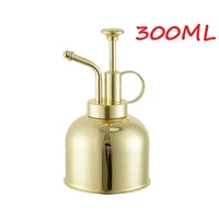 300ml stainless steel vintage brass watering can water bottle succulent plants bonsai spray sprinkling can garden tool