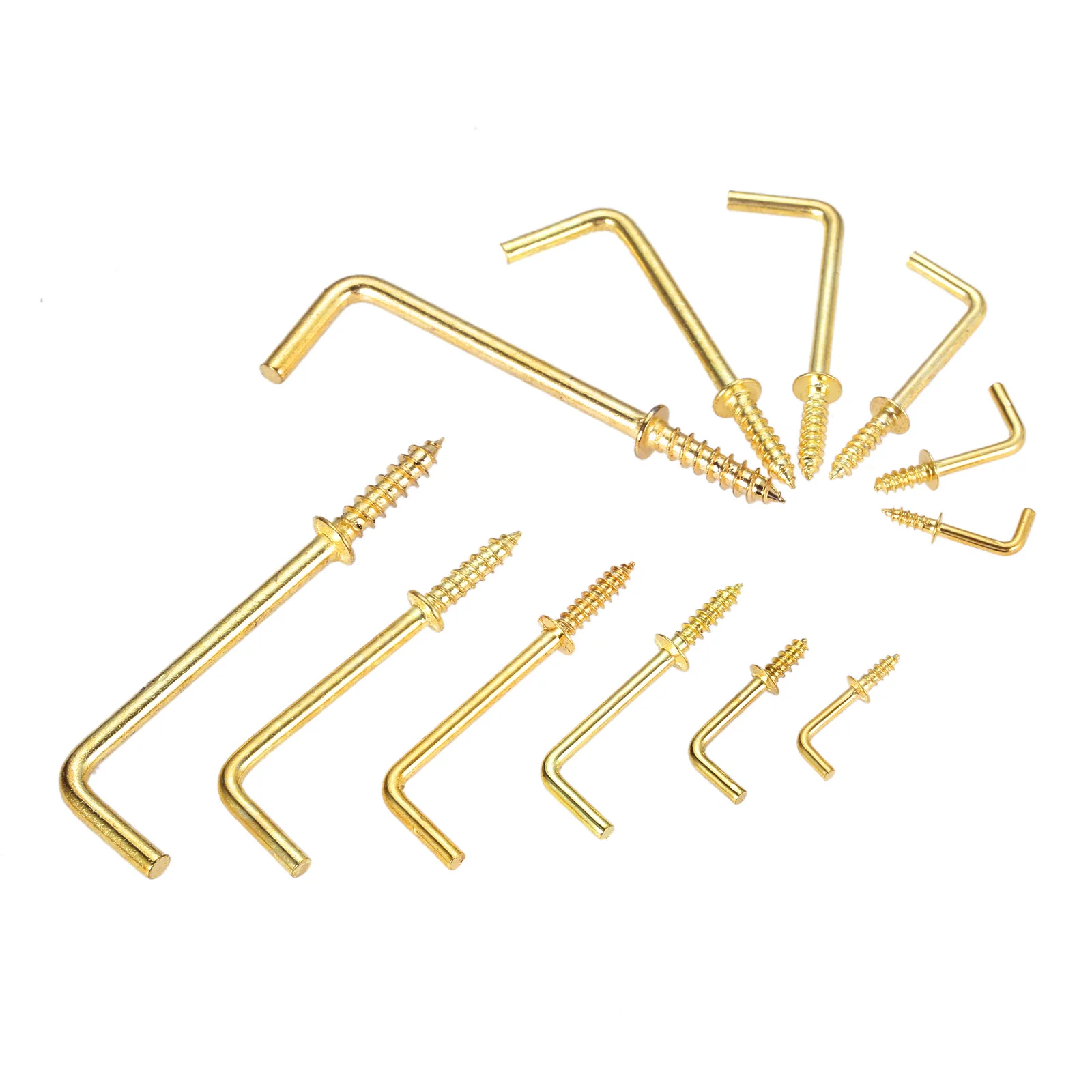 20/10 шт. цинковый сплав L Стиль под прямым углом винт Крючки светильник крюк комод