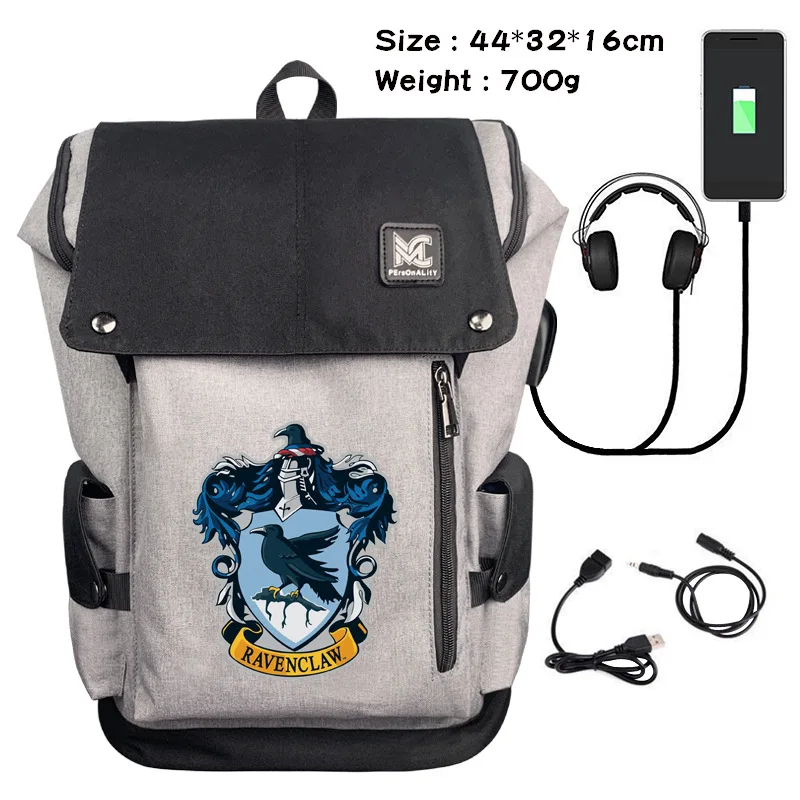 

Satchel Cosplay Backpack Students Backpacks Hog Magic School Bag 2020 Man Woman Schoolbag Slytherin