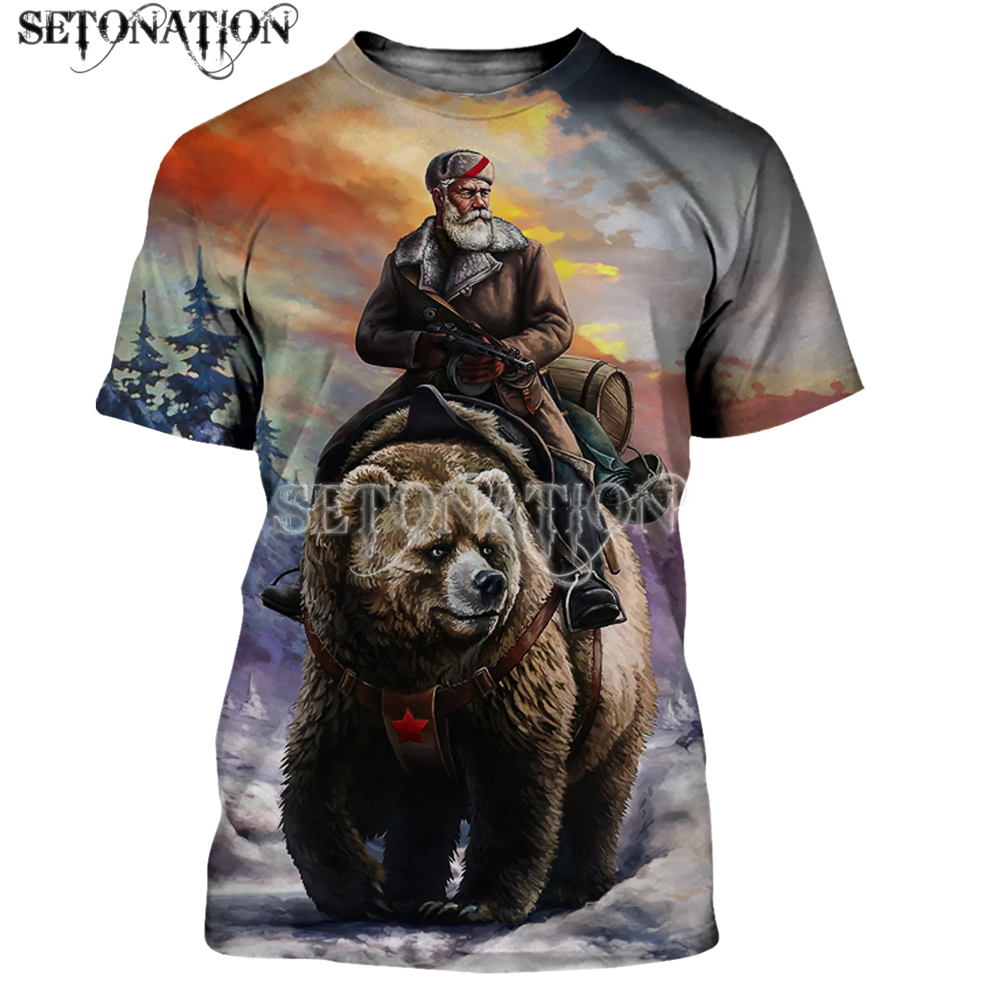 

Fitness Bear men/women New fashion cool 3D printed t-shirts casual Harajuku style tshirt streetwear tops