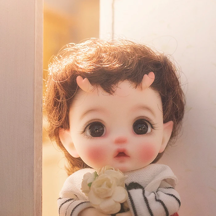 1/8 парик для куклы OB11 глиняная кукла кукол аксессуары шарнирный/SD ручной работы
