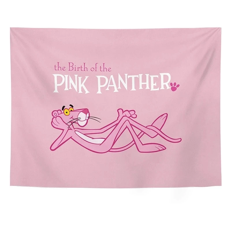 Гобелен на стену с розовой пантерой висячий гобелен Сейлор муной для девочек