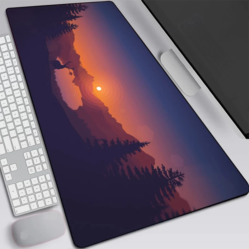 

XXL Great Wave Off Mouse Pad Art Large Overlock Edge Mat Rubber Speed PC Computer Gaming Mousepad Waterproof Desk Keyboard Mat