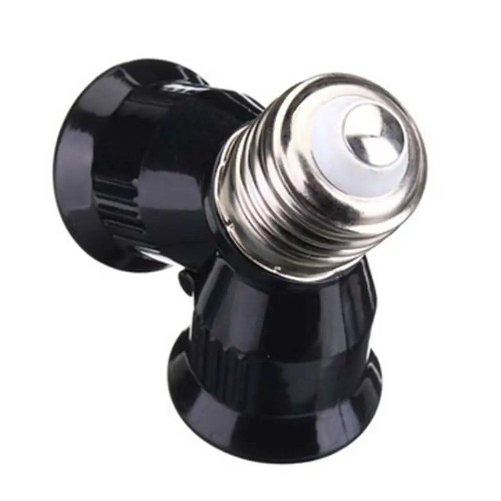 

Easy Install Durable Small Home Heat Resistant Fireproof Anti-aging E27 1 To 2 E27 Accessories Bulb Adapter
