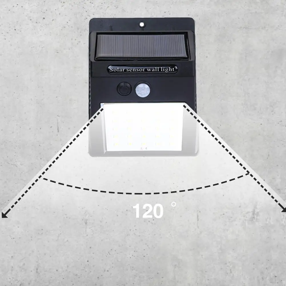 Солнечная лампа СВЕТОДИОДНАЯ Лампа PIR датчик движения настенный светильник
