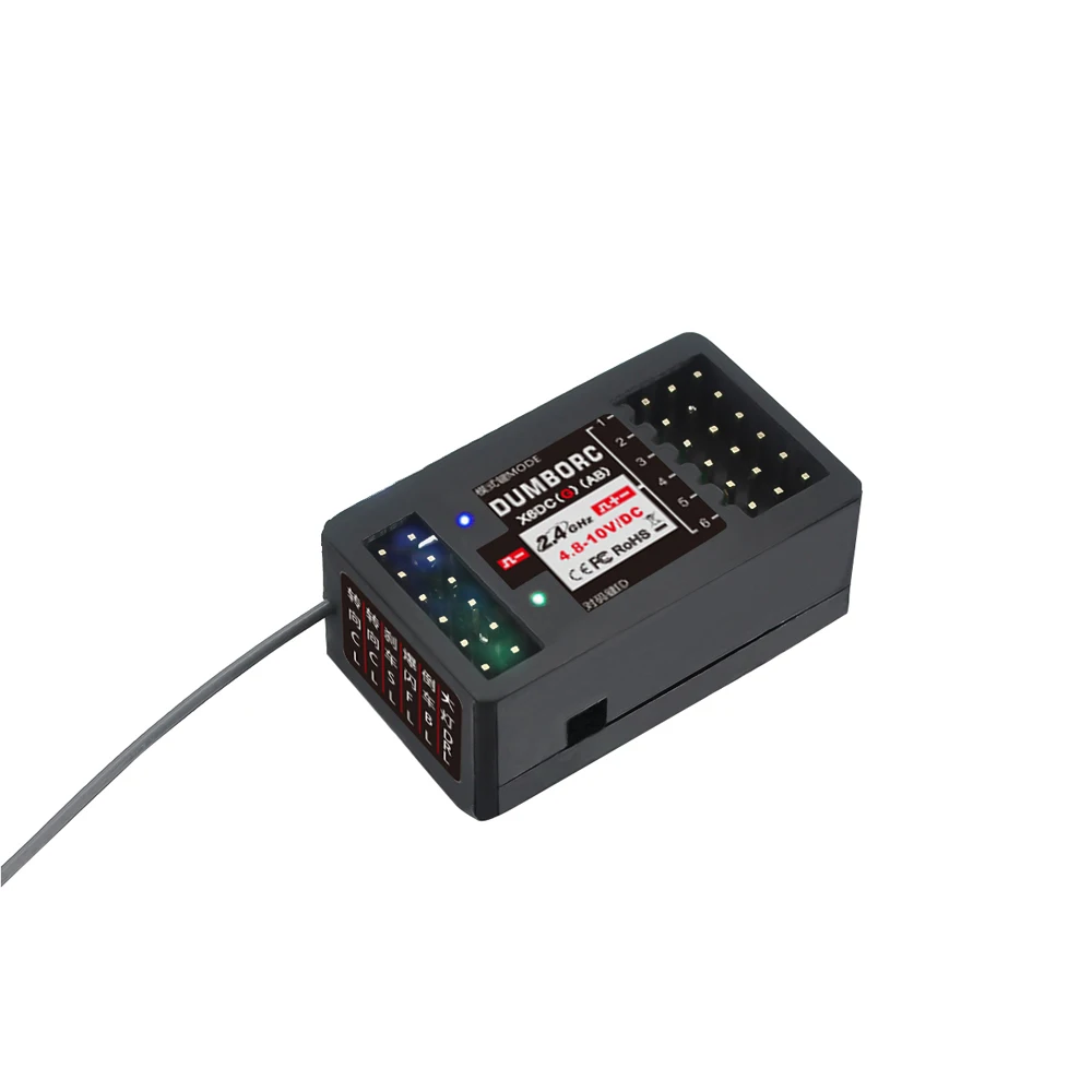 Контрольный приемник для сервопривода и двигателя с гироскопом передатчика RC X6 2