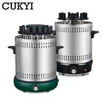 Multifunctional Electric Vertical Grill 9 10 15 Sticks Machine Smokeless Barbecue Grill Automatic Rotating Skewers Stove Timing