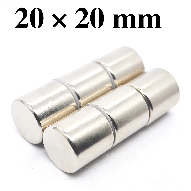 Диск 20x1 20x1,5 20x2 20x3 предмета в комплекте 20x4 20x5 20x10 20x15 20x20 20x30 диск мощный магнит Профессиональный неодимовый редкоземельный сильный N35 - Цвет: 20x20