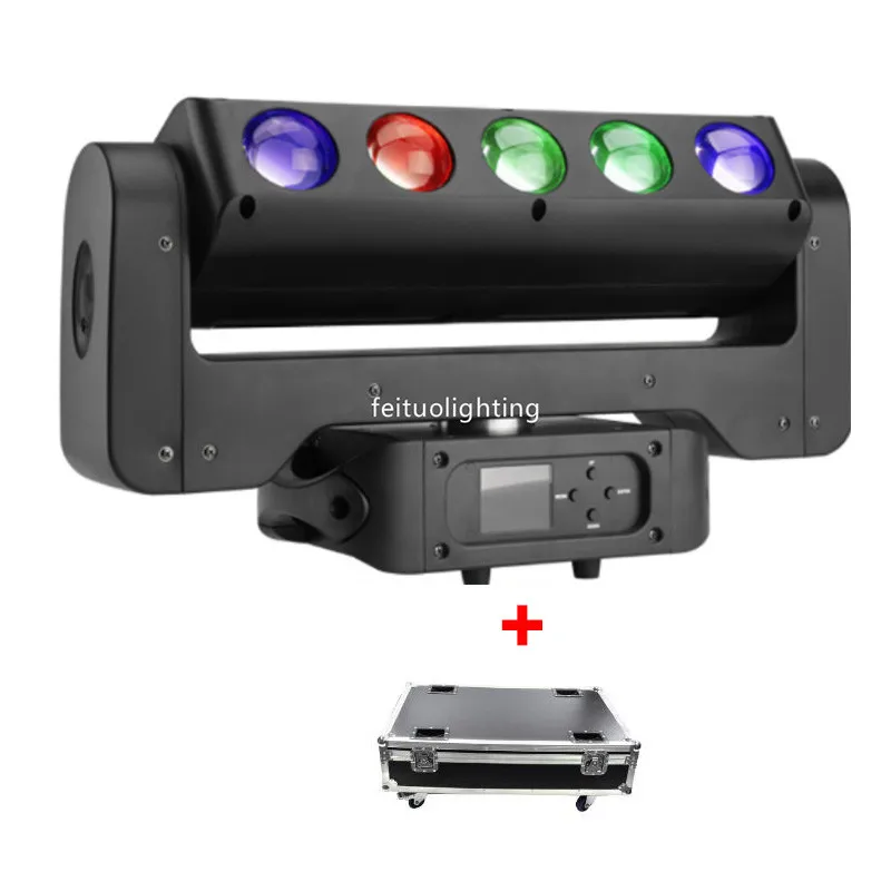 (F светильник чехол) 5x40 Вт RGBW 4in1 + 250*0 2 вт rgb Строб Led Луч направленного типа бар 5 eyes