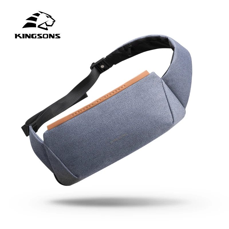 

Kingsons Small High Quality One Shoulder Bag Men Messenger Bags Male Waterproof Sling Chest Bag Boy Walking Bagpack Cross Body