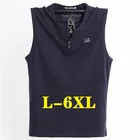 Мужская майка для бодибилдинга Over size d, хлопковая летняя одежда для уличных тренировок, спортивная одежда, мужская одежда размера плюс размера, Майки