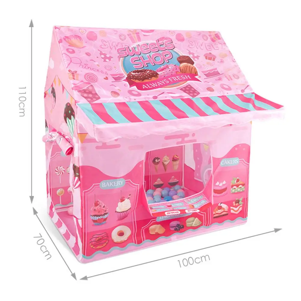 

Kids Play House Game Tent Toys Dinosaur Pink Ice Cream Boy Girl Princess Castle Portable Indoor Outdoor Baby Play Tent House