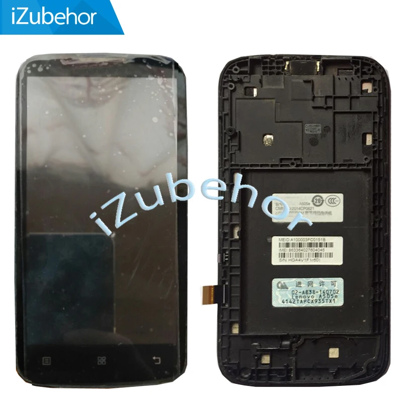 100% гарантия черный ЖК-дисплей с сенсорным экраном дигитайзер + рамка в сборе для