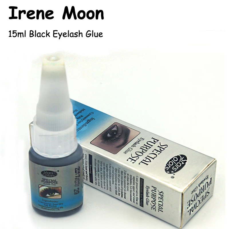 15 мл черный клей для наращивания ресниц Индивидуальный накладной глаз