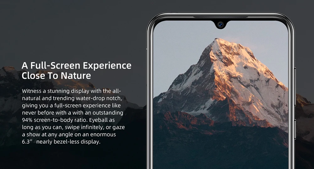 DOOGEE N20 мобильный телефон, отпечаток пальца, 6,3 дюймов, FHD+ дисплей, 16 МП, тройная задняя камера, 64 ГБ, 4 Гб, MT6763, четыре ядра, 4350 мАч, мобильный телефон LTE
