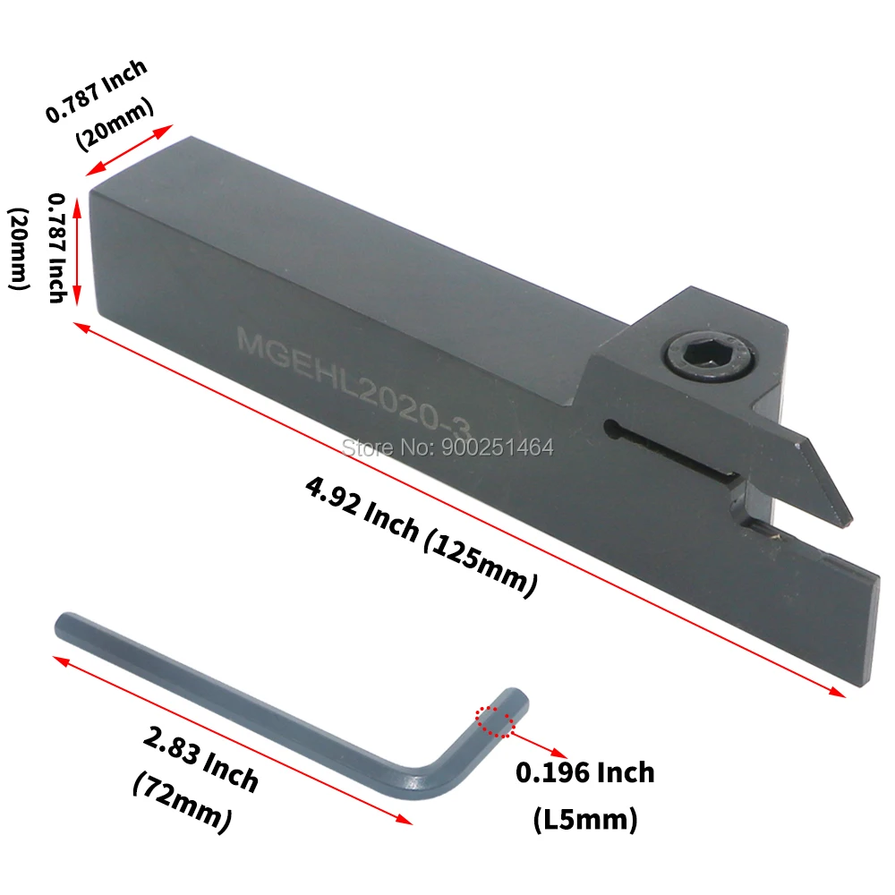 Токарный станок с ЧПУ Φ (20 мм) тремя лезвиями из цементированного карбида MGMN300 (3