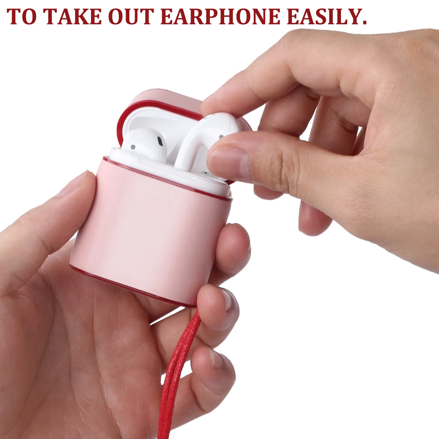 

Micro Fiber Leather Bag Case for Apple AirPods Bluetooth Wireless Earphone Cover for AirPods 1 2 Cover Charging Box Case