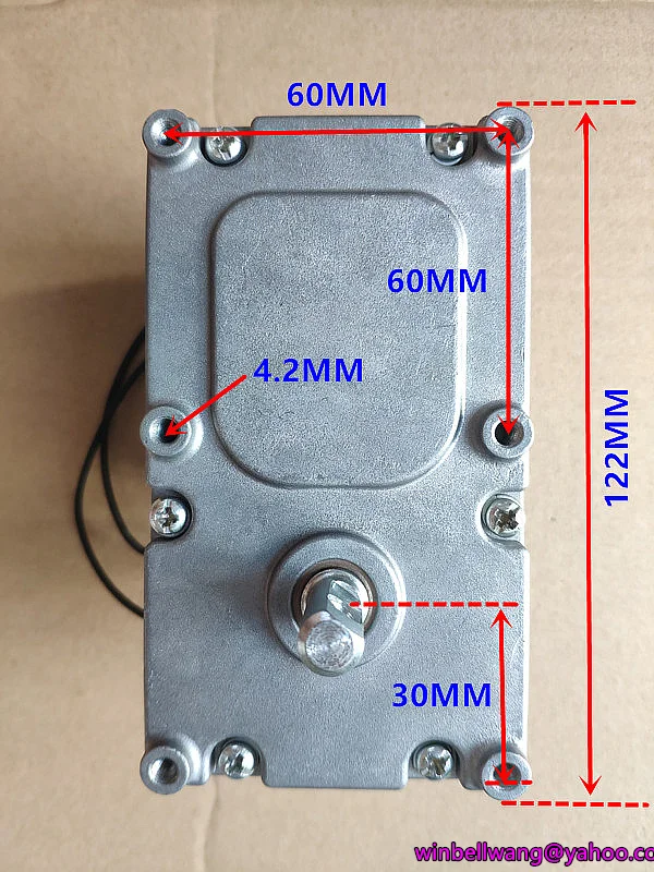 FA-YJF6130 5r/min AC220V затененный полюс Мотор-редуктор/камин, печь/подающий мотор