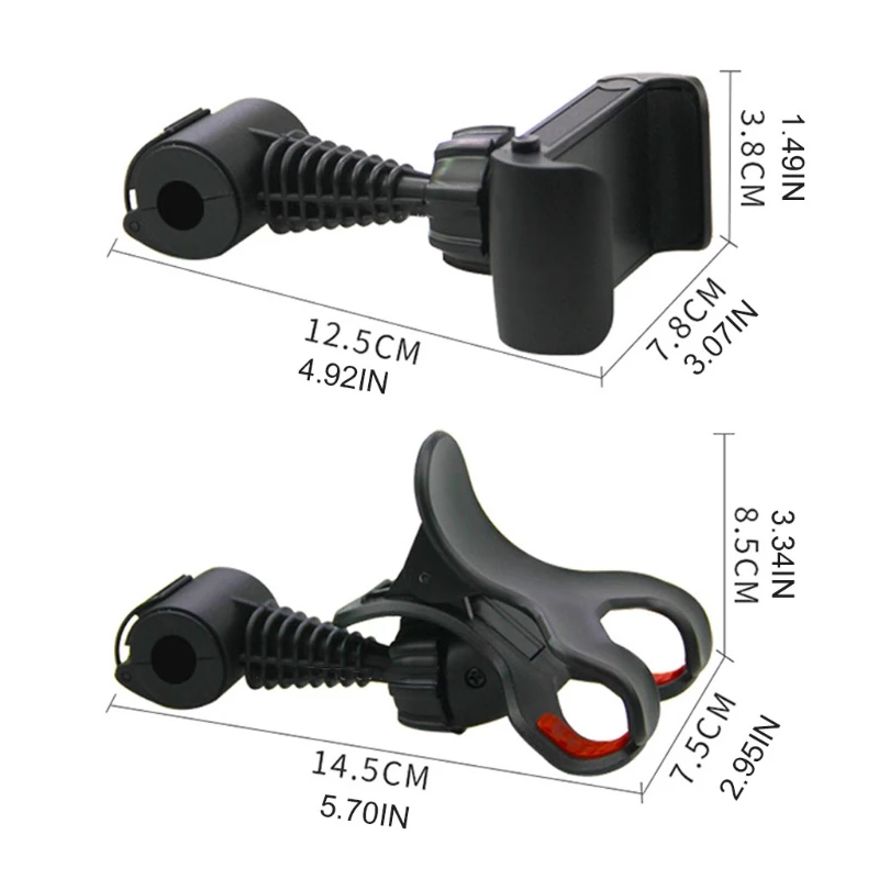 

2021 New Golf Club Mobile Phone Holder Record Golf Swing Clip 360 Rotation Record for Golf Training Sports Entertainment Golf