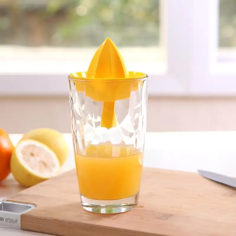 Ручной соковыжималка 2 в 1 мини для фруктового сока с воронкой кухонные
