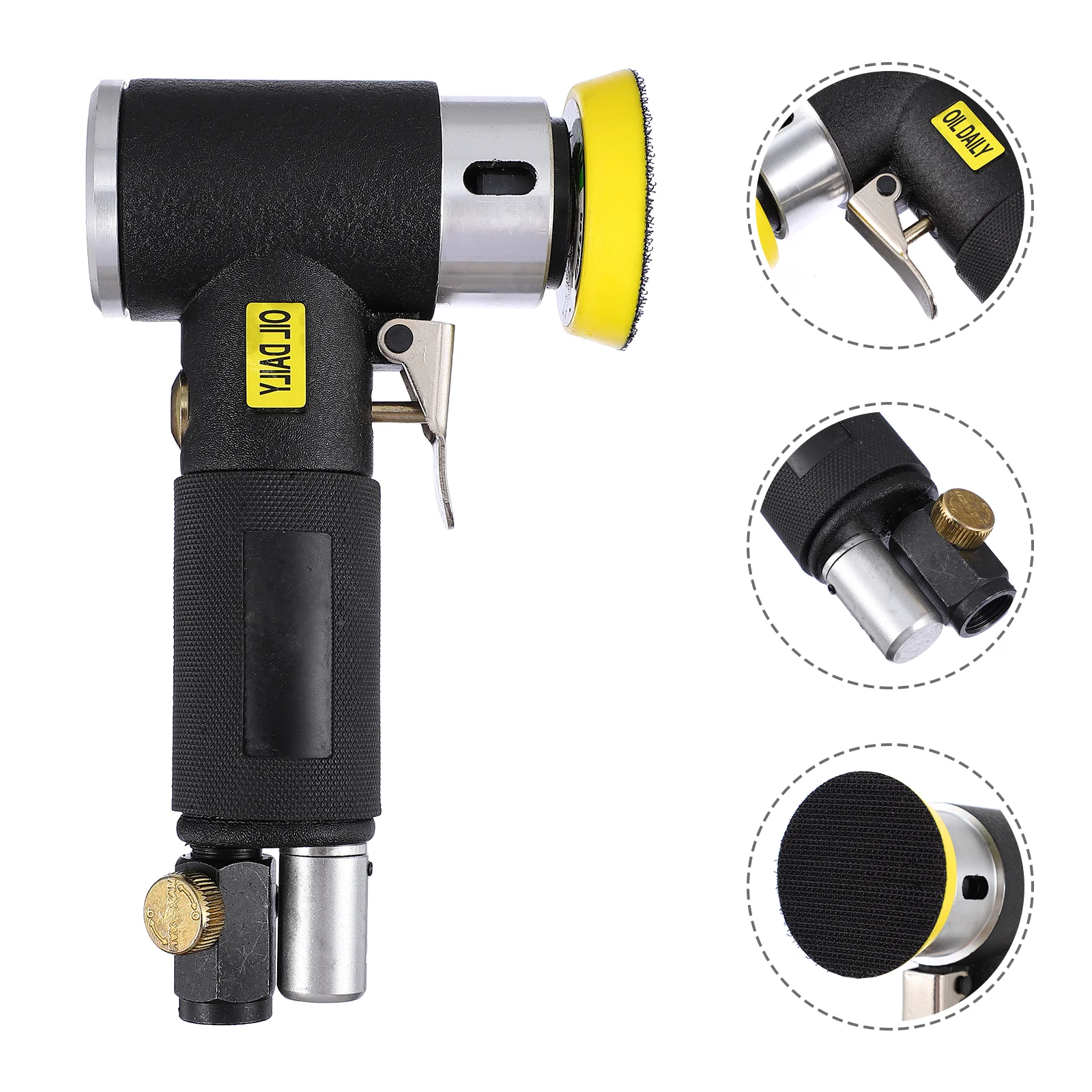 

1pc Pneumatic Grinding Machine Pneumatic Sandpaper Machine Polishing Machine