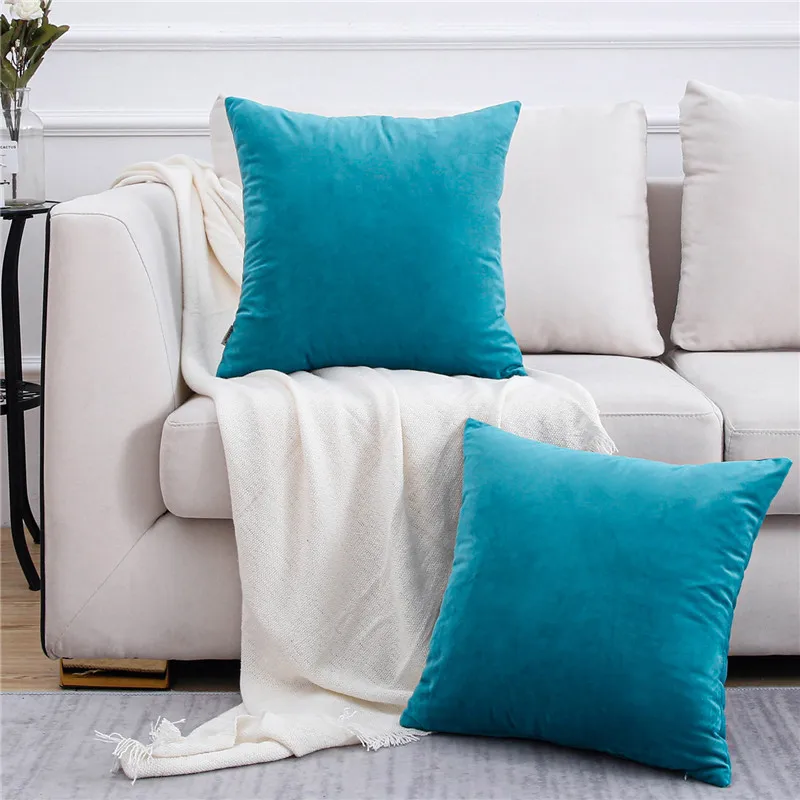 Супероднотонные бархатные наволочки мягкие для дивана кровати автомобиля дома